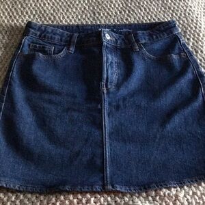 Denim Mini Skirt